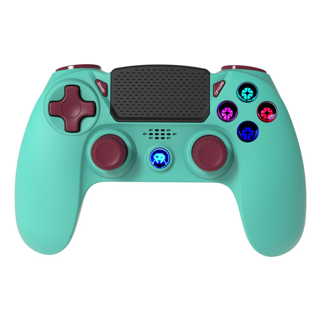 Manette Sans Fil BLUE Metal pour PS4